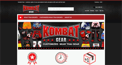 Desktop Screenshot of kombatgear.com